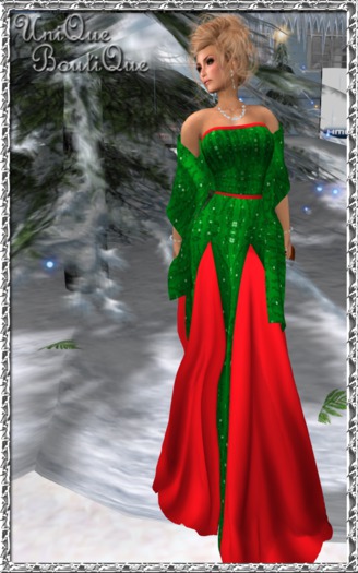 *UniQue* Amicia in Green and Red