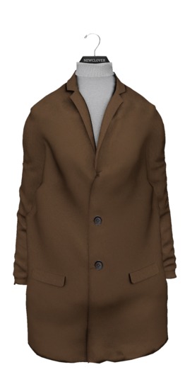 NEWCLOVER))NEO COAT BROWN