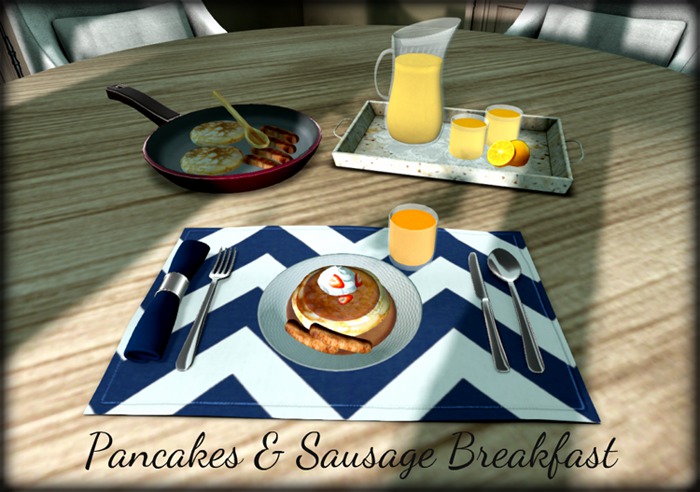 !-IE-! Pancakes and Sausage Breakfast