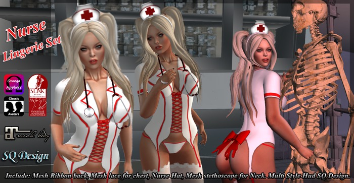 Nurse Lingerie Set - SQ Design