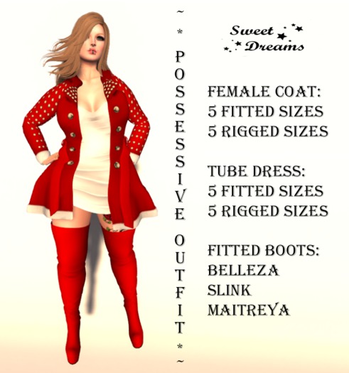 .::SD::. Possessive Outfit - Red