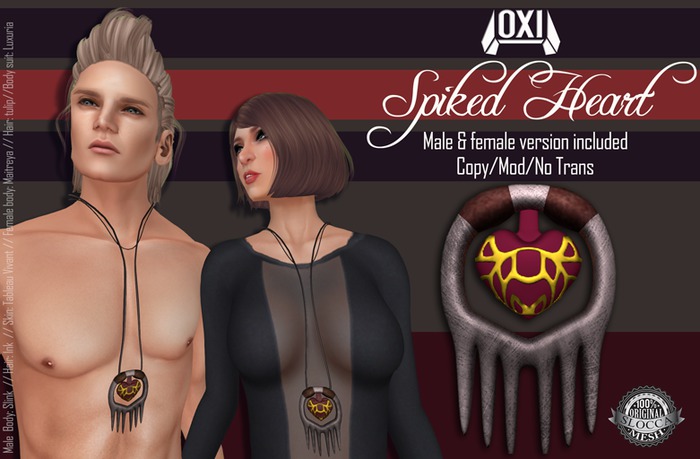 OXIDE Spiked Heart DISCOUNTED
