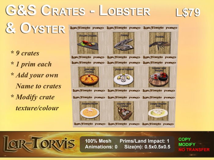 G&S Crates -Lobster & Oyster Pack