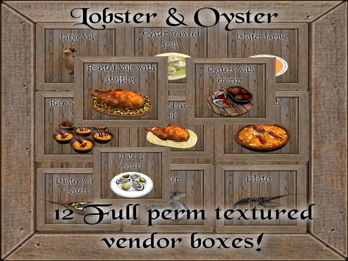 Big Vulo, Lobster, Oyster Box set