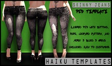 Skinny Jeans Template - PSD ONLY