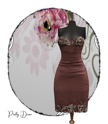 Pretty Things Paper Corset Dress * Eight Variations * on HUD