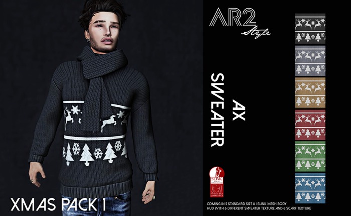 [AR2 Style]  AX Sweater Xmas Pack 1 (Wear Me)