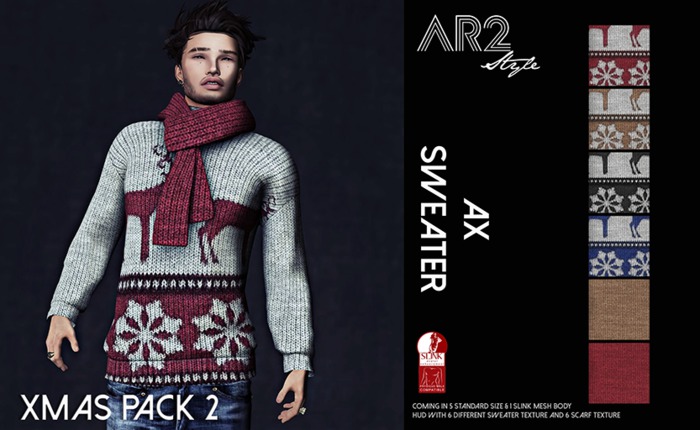 [AR2 Style]  AX Sweater Xmas Pack 2 (Wear Me)