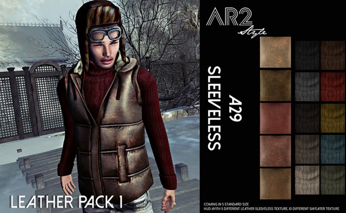 [AR2 Style] A29 Sleeveless - LEATHER PACK 1 (Wear Me)