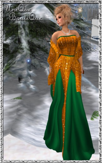 *UniQue* Amicia in Gold and Green
