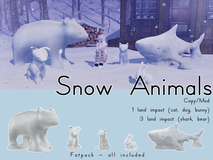 +Half-Deer+ Snow Animals [FATPACK]