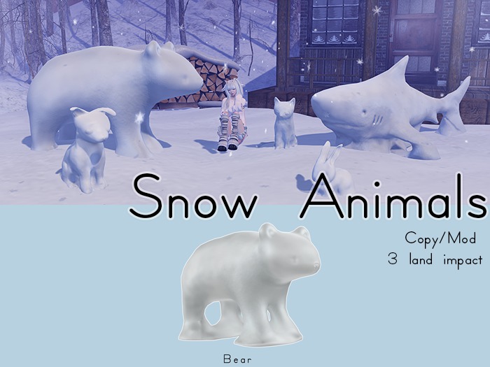 +Half-Deer+ Snow Animals [Bear]