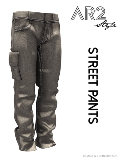 [AR2 Style] Street Pants - MAN - Beige (Wear Me)