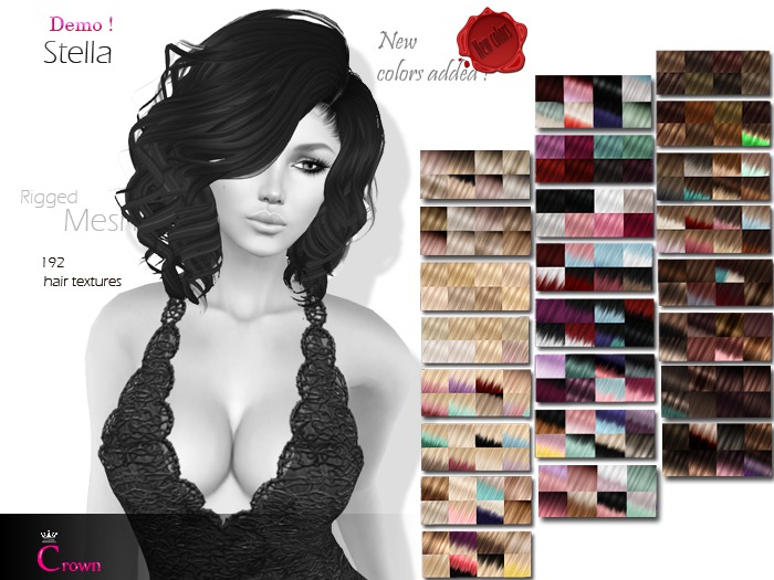 .::Crown::. Long Hair "Jasmin" DEMO V2.0