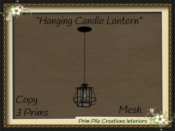 ~PPC~ Hanging Candle Lantern BOXED