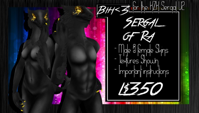 .:Bih <3:. Sergal of Ra Mod Kit