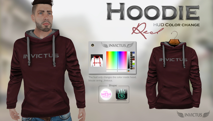 INVICTUS - Red Hoodie