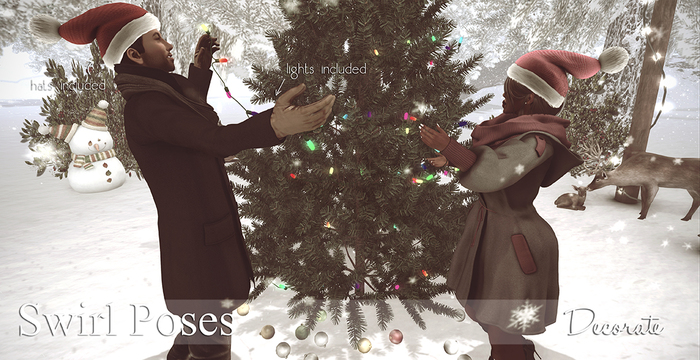 .Swirl Poses. - Decorate