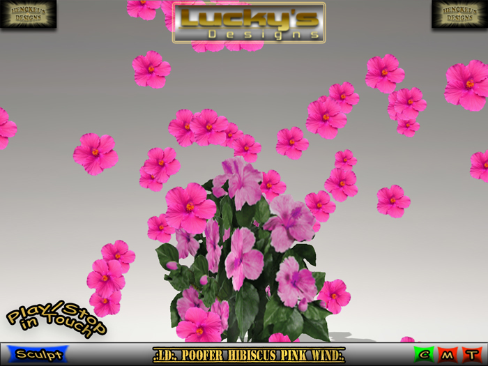 .:LD:. Poofer Hibiscus Pink Wind:.
