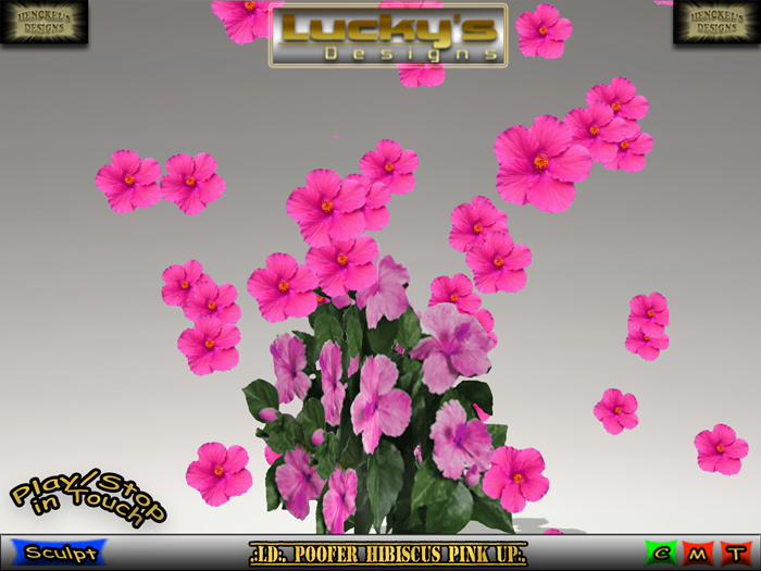 .:LD:. Poofer Hibiscus Pink Up:.