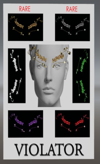 VIOLATOR - Rapture - jewel Lashes&Brows - green