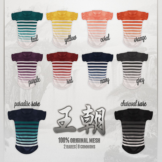 [ dynasty ] - Delta Tee - Red M