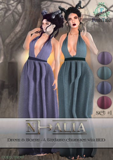 .PoshTale. Nsalia Gown&Horns (Set 1)