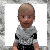 Pat A Kake Silver Scarf