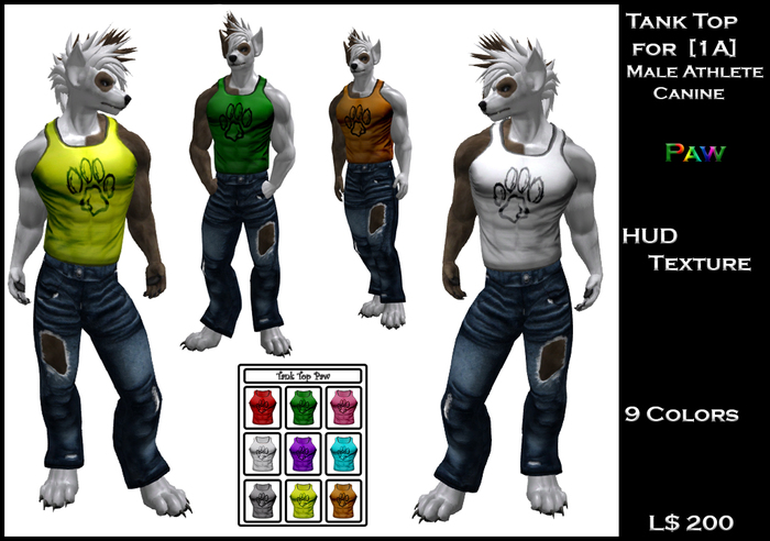 1A - Tank Top Paw .::K & K StOrE::.[Box]