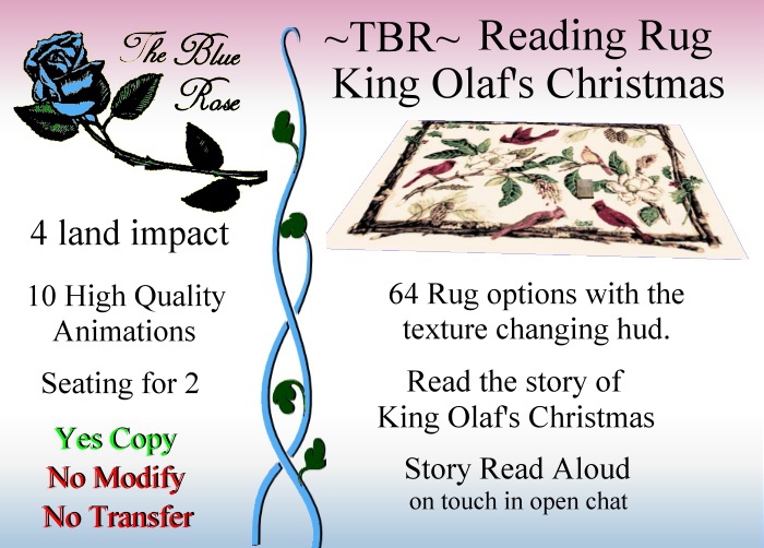 ~TBR~ Reading Rug - King Olaf's Christmas Packaged