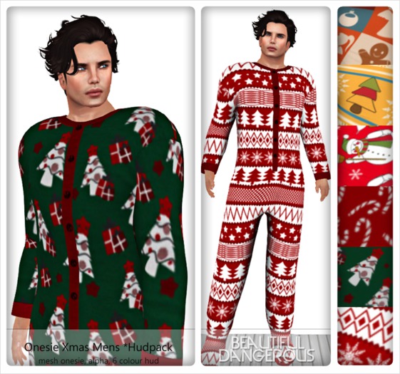 ! Beautiful Dangerous ! Onesie Xmas Mens [Hudpack]