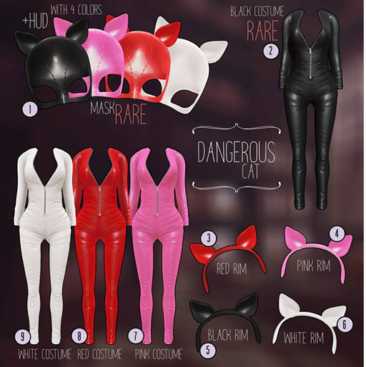 Fawny - Dangerous Cat.Costume Pink