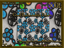 Cord Embroidery Fabric Seamless Textures Materials Ready Full Perms 1024x1024