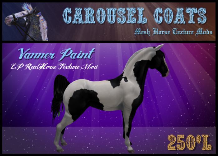 ~*Carousel Coats*~ RH - Vanner Paint