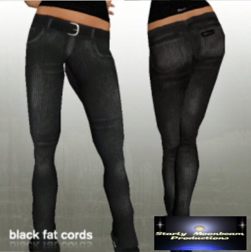 Black Fat Cords