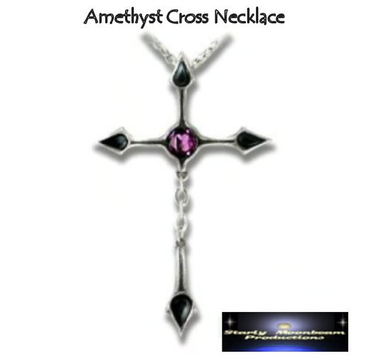 Second Life Marketplace Amethyst Cross Necklace Undershirt