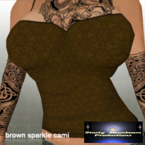 Brown Sparkle Cami