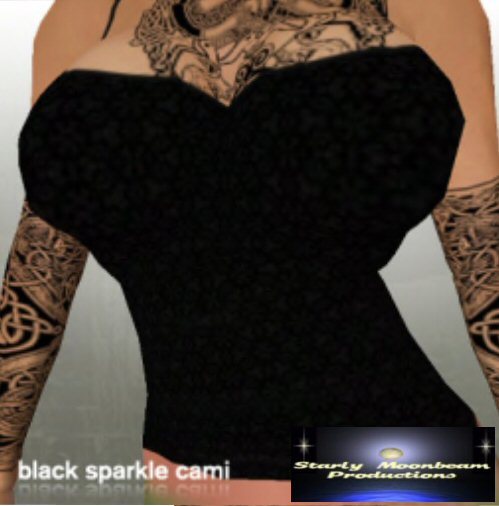Black Sparkle Cami