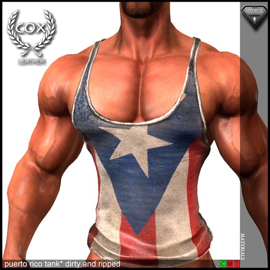 *COX* Tank Puerto Rico dirty ripped *Niramyth