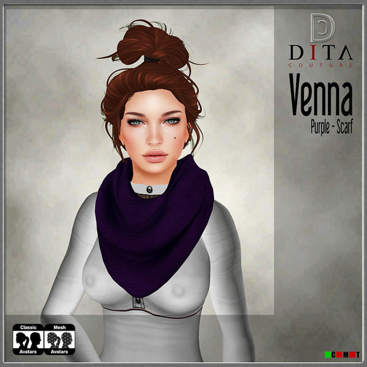:::DC::: Venna Scarf (Purple)