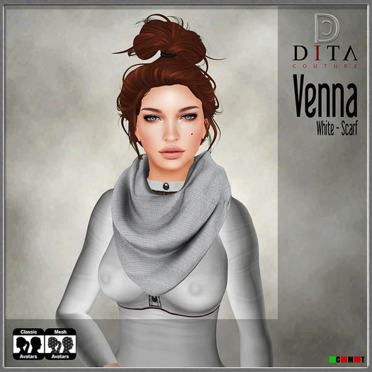 :::DC::: Venna Scarf (White)