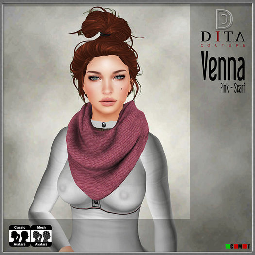 :::DC::: Venna Scarf (Pink)