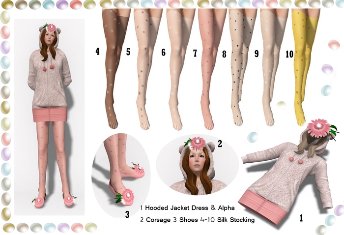 Cute Decoration Girl Stocking box 10