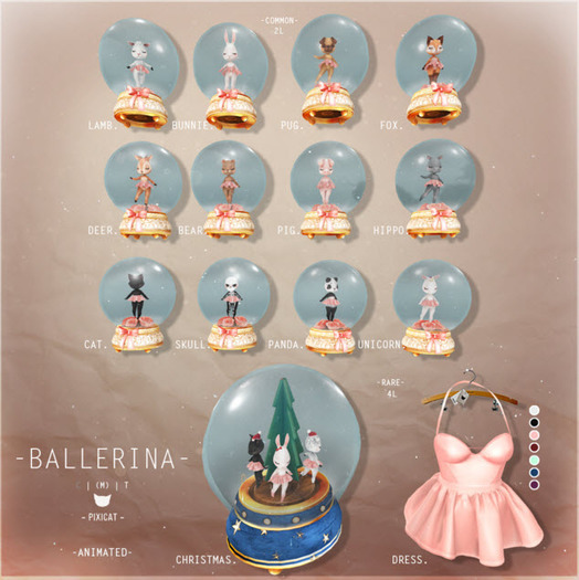 -Pixicat- Ballerina.Skull