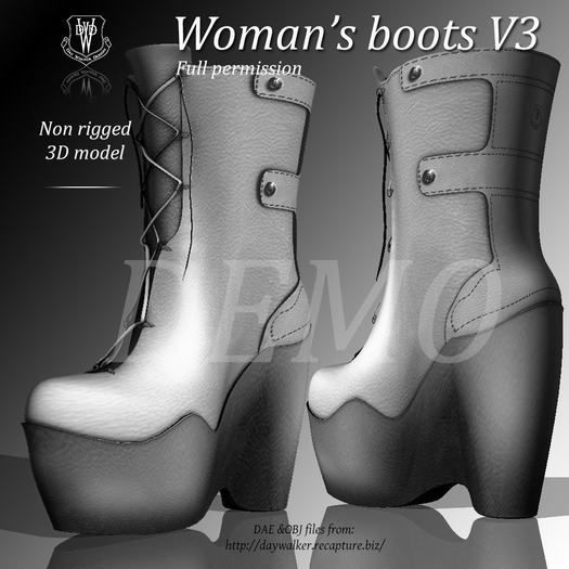 DayWalker Design-Woman boots V3-DEMO