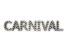 [Px] "CARNIVAL" Illuminated Light Bulbs Sign