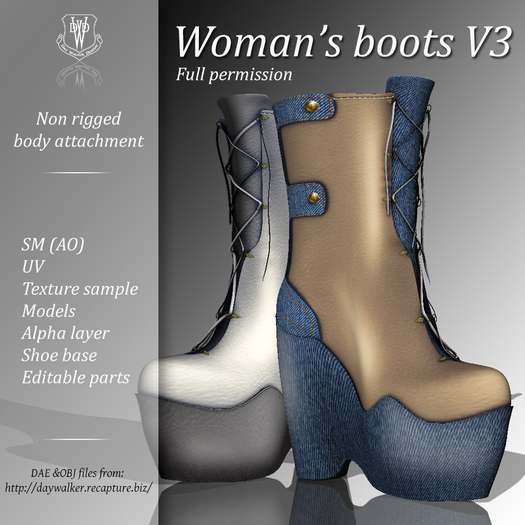 DayWalker Design-Woman boots V3-FP