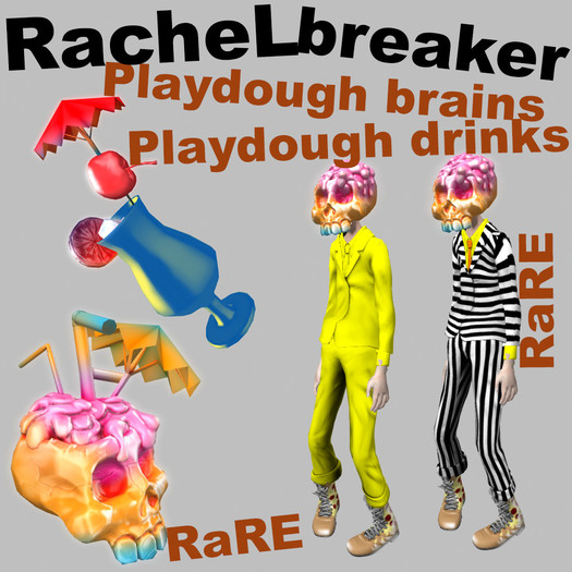 RAchelBreaker PlaydoughBrains SKULLDRINK! pwesent Rare