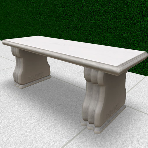 Dawson Stone Bench (straight)