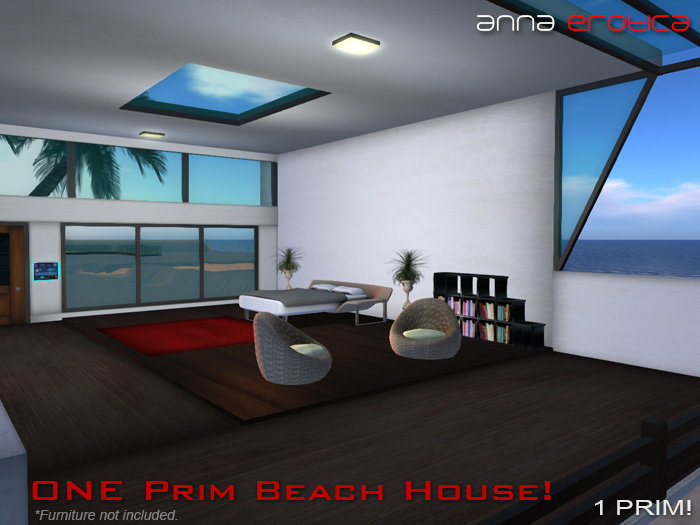 Anna Erotica - ONE Prim Beach House! (box)